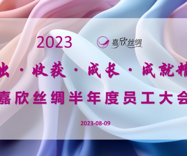 尊龙集团丝绸召开2023半年度员工大会